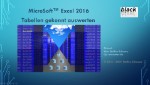 Excel Datenbestände auswerten